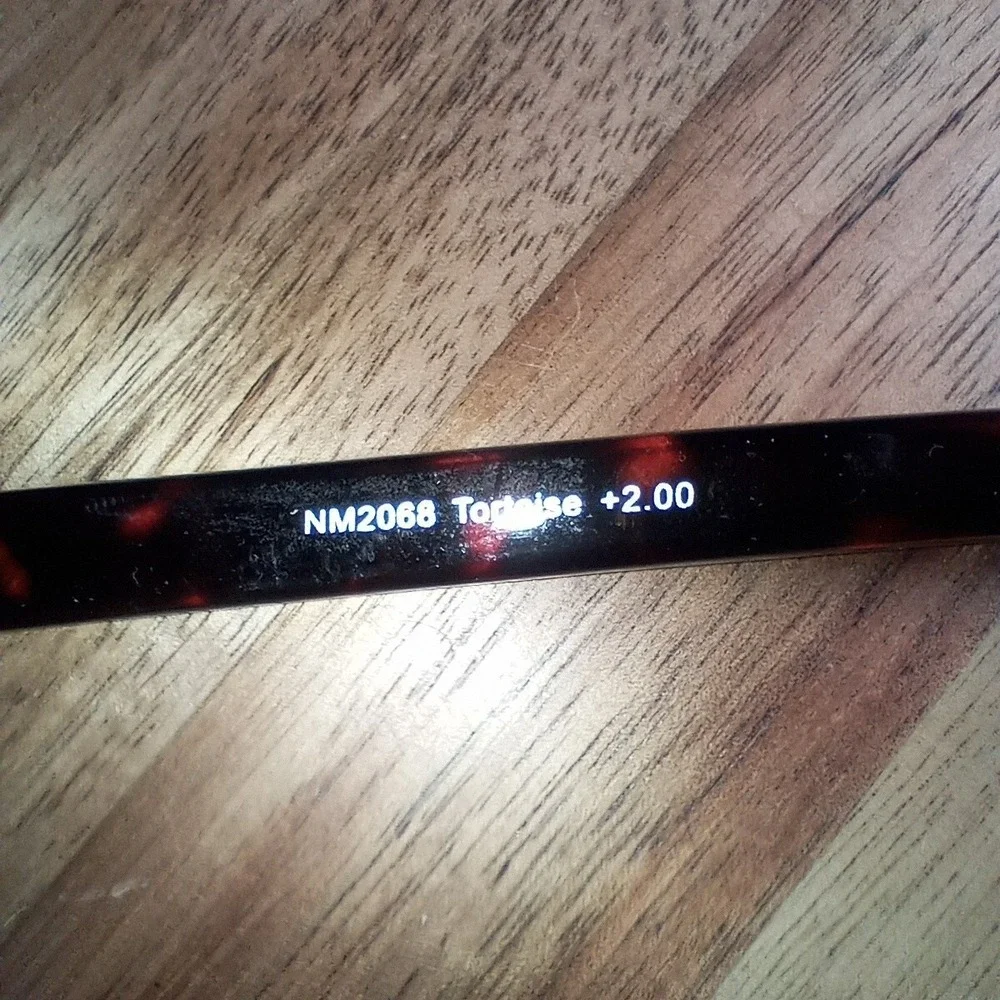 Nicole Miller Reading Glasses FRAMES ONLY NM2068 +2.00 Tortoise‎ Shell Brown